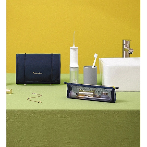 Foldbar high-end opbevaringstaske til hudplejeprodukter {XW} Green