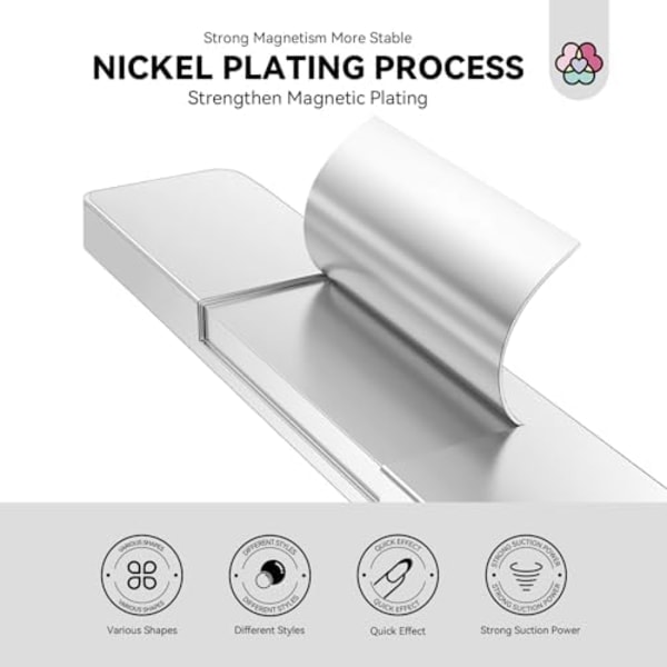 9 st Nagelkonstverktyg Magnetisk Penna Nagelkonst Magnetisk Stav för 3D Kattöga Gel Nagellack