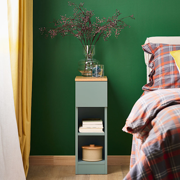 SoBuy Sivupöytä Säilytyspöytä Sohvapöytä Kahvilapöytä FBT111-GR Green