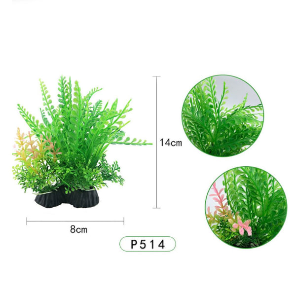 14 cm konstgjorda växter akvariedekor undervattensgräs P514 P514