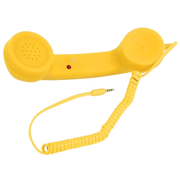 Retro Telefonmottaker Profesjonell 3,5 mm Plugg Radio-Safe Kablet Mobiltelefon Håndsett for Smarttelefon PC