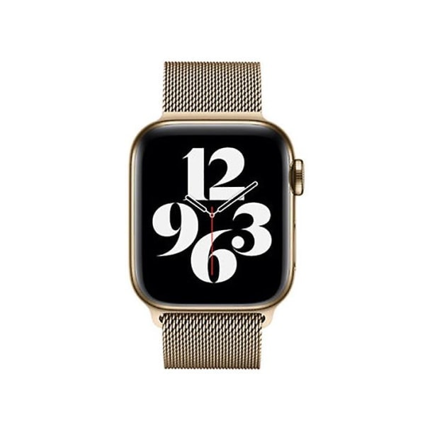 Apple guld rustfrit stål Milanese Loop til 38mm 40mm 41mm ure