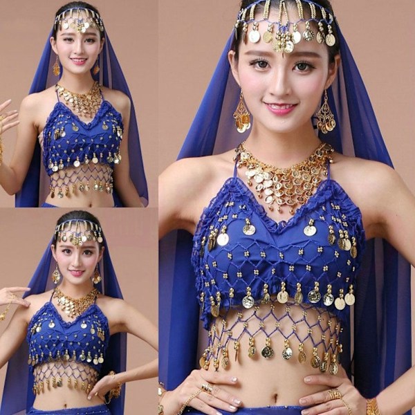 Bellydance BH-topp LAKE BLUE Lake blue