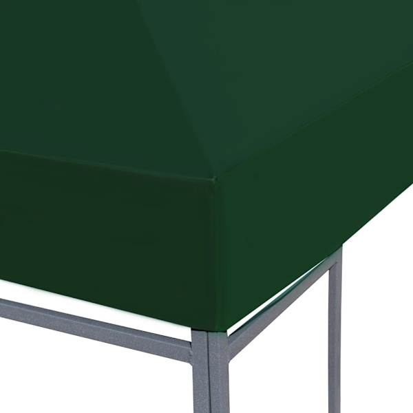 vidaXL Gazebo-katto 310 g/m² 3x3 m vihreä{qw} Green Grön