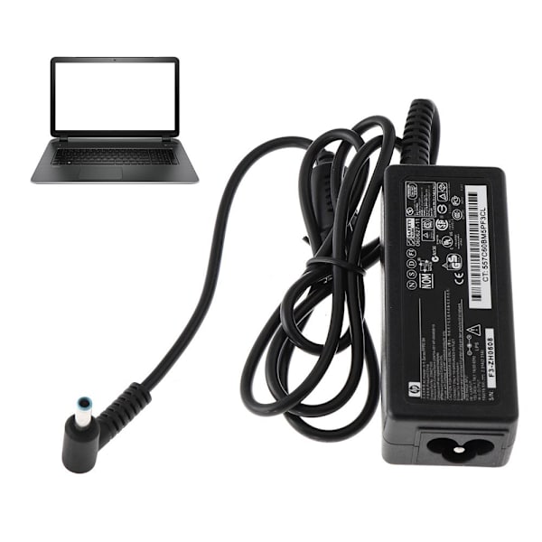 HP adapter för laptopladdare Power Blå spets