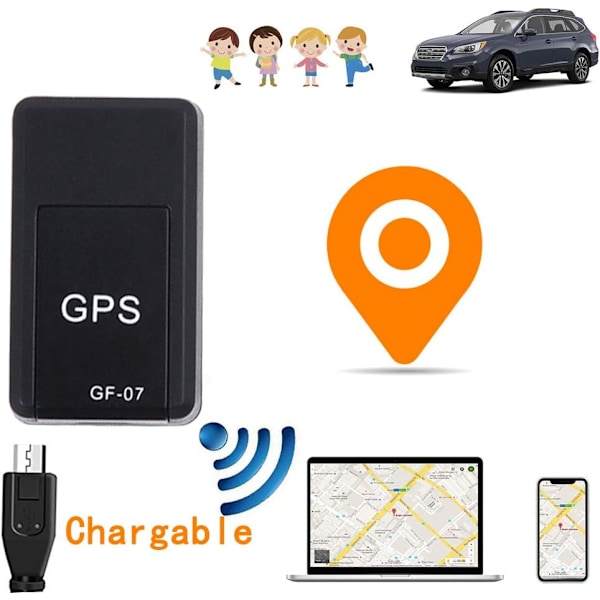 Mini GPS tracker, anti-theft, portable real-time tracking for person and vehicle, long standby time