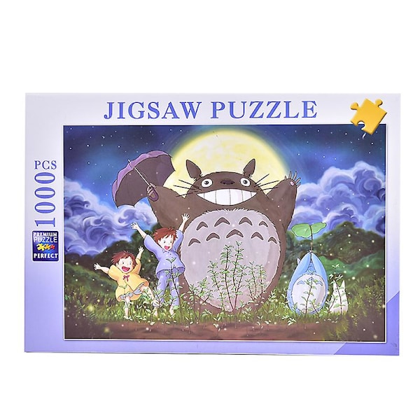 1000 palan puinen palapeli aikuisille ja lapsille, Naapurini Totoro db Purple