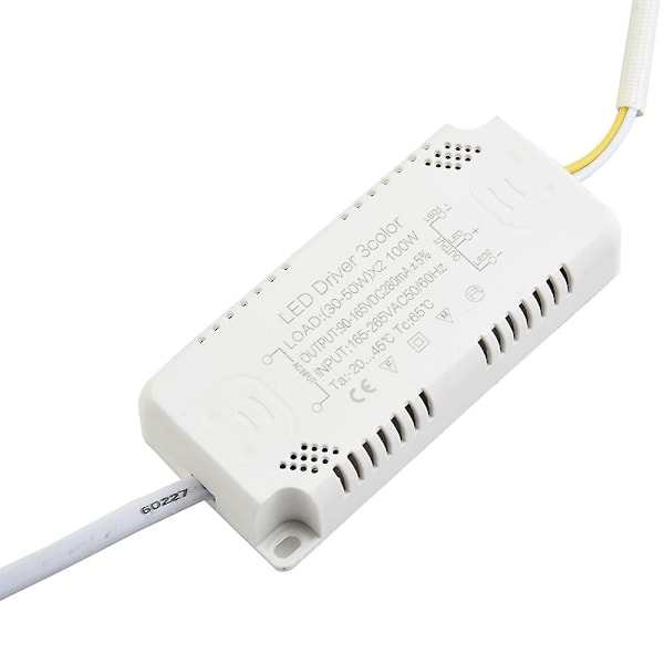 Tri-color LED driver 260-280mA Transformer 8-24Wx2 20-40Wx2 30-50Wx2 40-60Wx2 50-70Wx2 Til loftslamper {XW} 50 to 70 watts