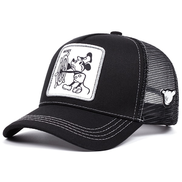 Mickey Mouse Mesh Baseballcaps for menn, kvinner og unisex - Snapback sommer solbeskyttelse【HY】 E chef