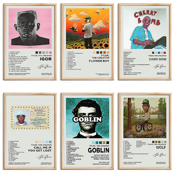 Tyler Poster Folklore Album Reputation Poster Musikkalbum Tyler The Creator Forbruksvarer Poster For Rom Estetisk Lerret Veggkunst Soveromsdekor