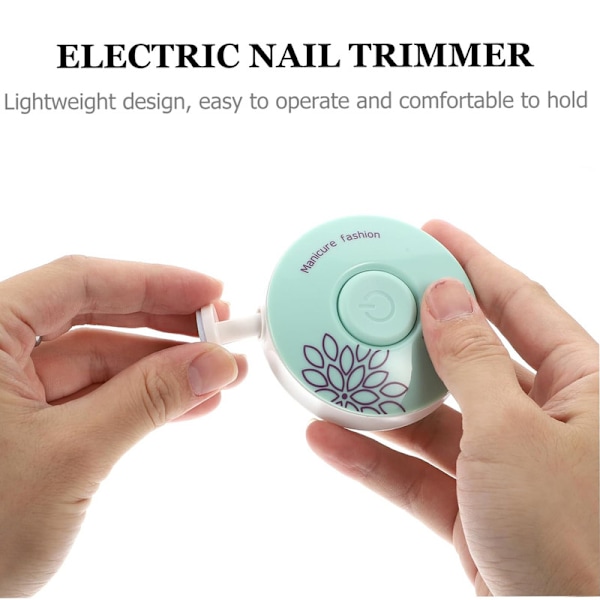Elektrisk nagelfil automatisk portabel elektrisk nagelfilsborr Green