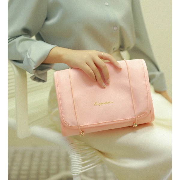 Foldbar high-end opbevaringstaske til hudplejeprodukter {XW} Pink