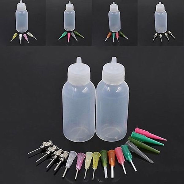 Henna Tattoo Applikator Pressflaska i Plast med Detaljerad Set 1