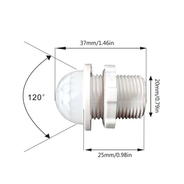 Ljusströmbrytare Sensor Detektor Intelligent Switch Led 110v 220v Infraröd Sensor Infraröd Automatisk På Av