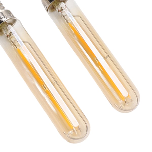 2 stk LED-rørlampe 4W E14 2300K Rørformet lyspære T20x120 220‑240V for belysning