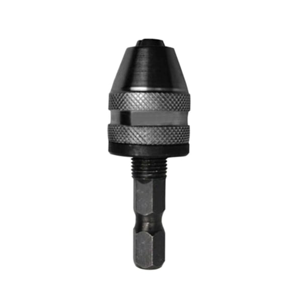 HexDrill Chuck Nyckellös Skruvdragare Slagskruvdragare Adapter Elektrisk Motor Klämma Chuck Fixtur Hex 0.3