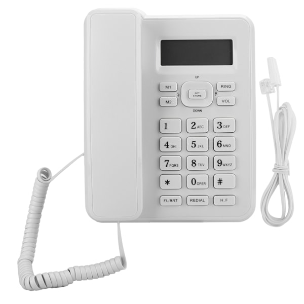 KXT6001CID Hushåll Hotell Kontor Hem Affärs Telefon Fast Telefon Utrustning Vit