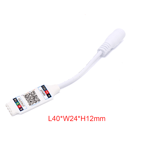 Wifi Bluetooth Controller DC 24V Lysbåndscontroller Black