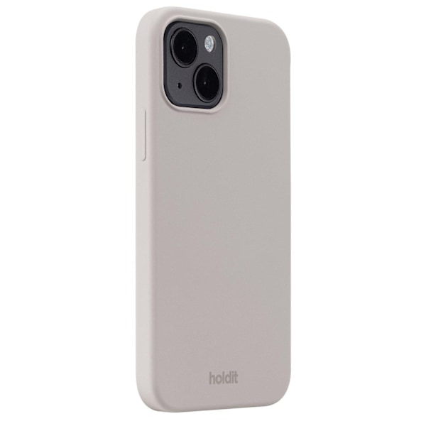 held iPhone 15 Mobilskal Silikon Taupe 49