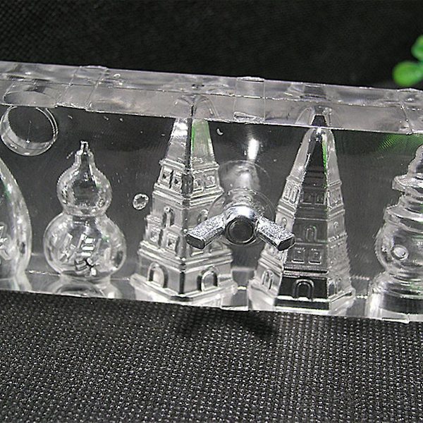 Akryl Rökelse Kon Torn Form Med 6 Hål Pagoda Gourd Censer Olika Form Backflow Doftande Klar Form DIY Hantverk Tillverkning Verktyg Tillbehör