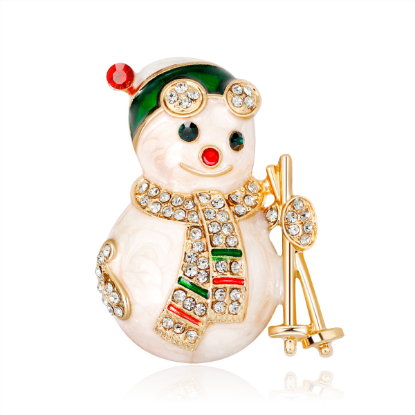 Muodi sarjakuva Noël lumiukko rintaneula, monipuoliset joululahjat, joululahjat