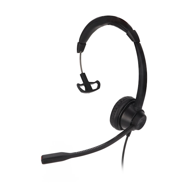 Enkel øretelefon headset støyreduksjon volumjustering demp USB forretnings headset med mikrofon svart H390‑ USB‑1