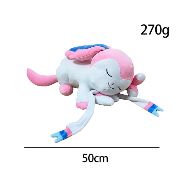 50cm Sovande Sylveon Anime Plyschdocka