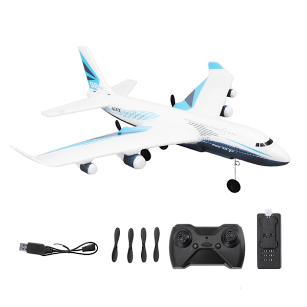 2.4GHz 2 Channel Remote Control Airplane RC Airplane Glider for Boys and Girls Over 14 Years Single Battery