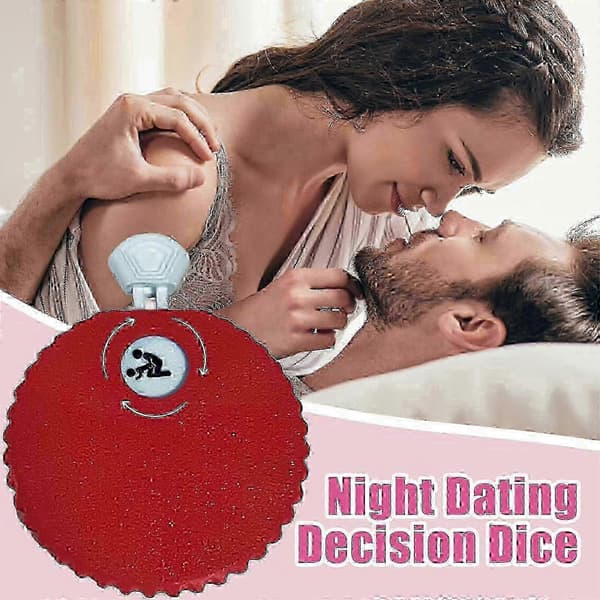 Parpositionsvælger til par, Par Roulette Spinner, Romantisk Date Night Terningespil, Øg Intimiteten Blue