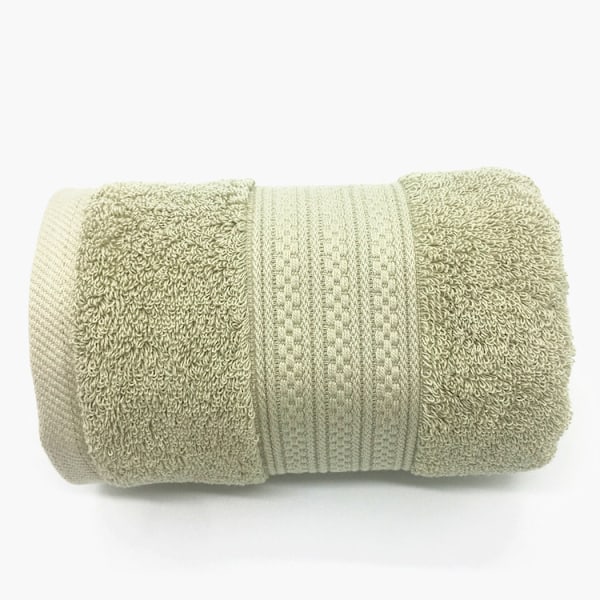 Bomullsset med 2 stora badhanddukar, 70 x 40 cm, Extra absorberande, Kompakt, Snabbtorkande och Lätt - Matchagrön Matcha Green