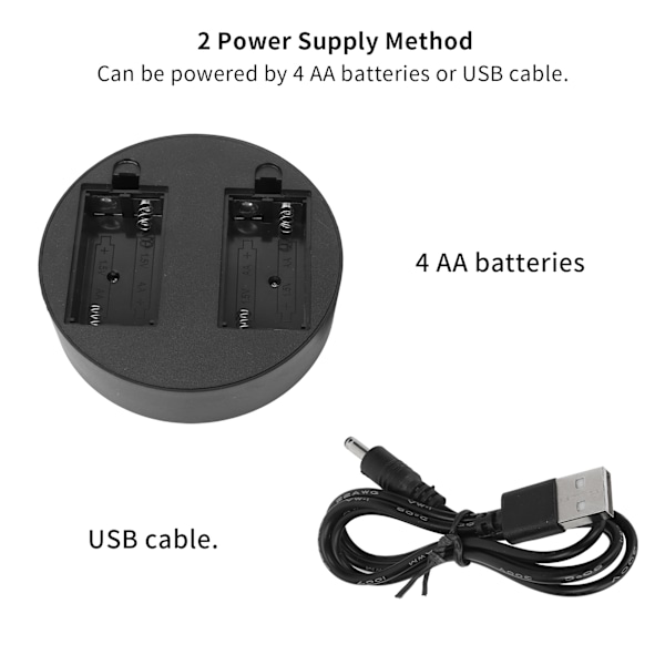 Kinetisk kunst Asteroid Elektrisk Astronomi Kit Perpetual Motion USB Batteristrømforsyning