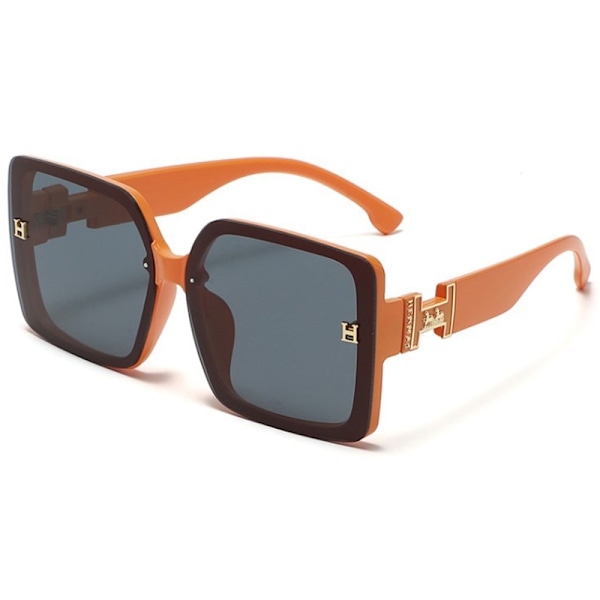Anti-ultraviolet naisten aurinkolasit, muoti, suuret kehykset, ajolasit Orange