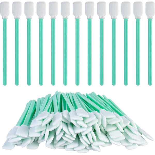 Pack of 100 sponge cleaning sticks for cameras, keyboards etc. E