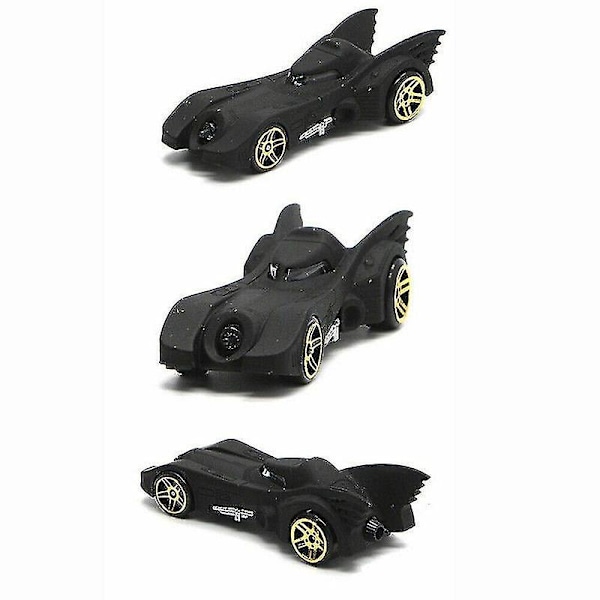 Batmobile-lelumalliauto, metallinen, setti null{XW} Invalid No