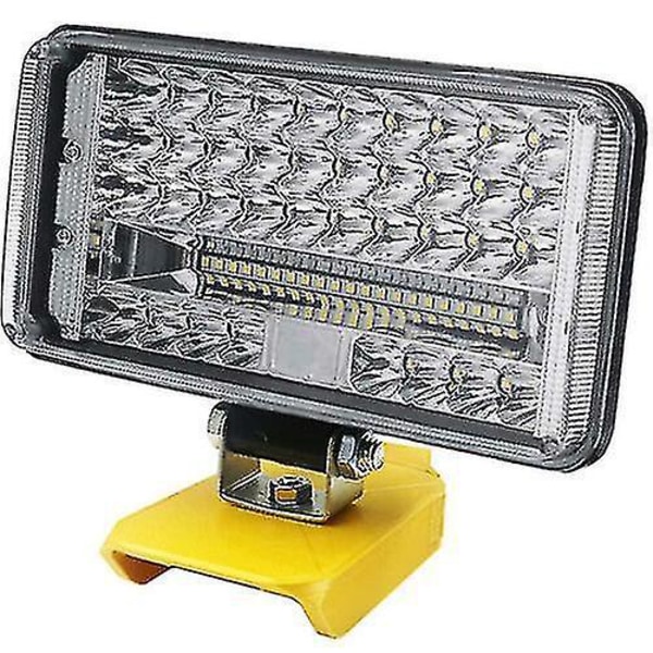 Kraftfull 204W LED Arbetslampa - Lys Upp Din Arbetsplats med 8600 Lumen - Kompatibel med Dewalt XR 18V/20V Litiumbatteri 7 tum{qw}