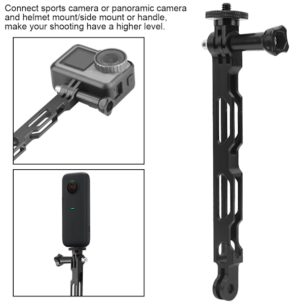 Forlengelsesarm i aluminiumlegering for GoPro Action Camera