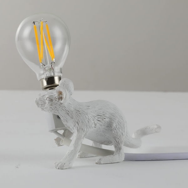 Mouse Shape Bordslampa, Resin Creative Desk Light Beds