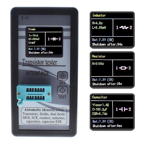 Multifunksjonell transistortester 128*160 diode tyristor