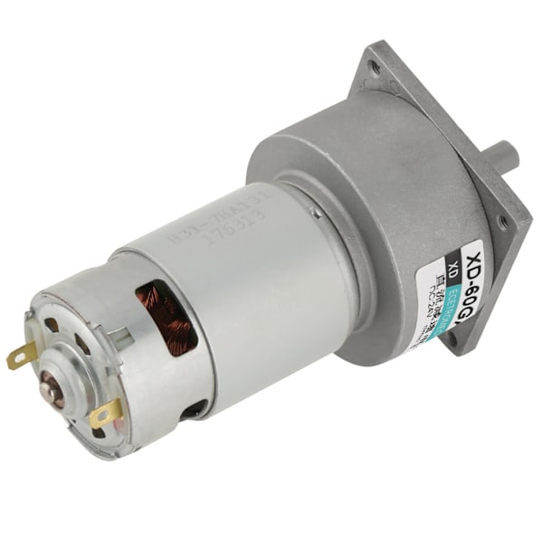 35W Mikro DC-motor med metallgir, hastighetsjusterbar CW/CCW (24V 150rpm)