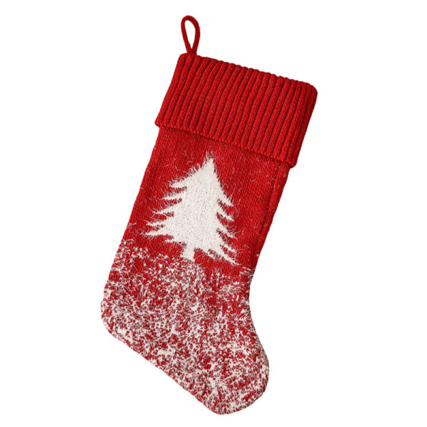 Christmas tree payment Christmas decorations Christmas tree pendant gift bag down knitted Christmas stockings