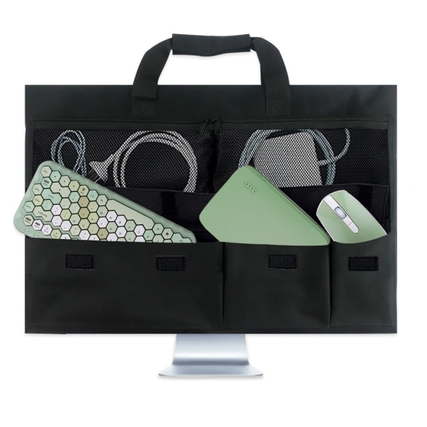 Case för iMac 24-tums stationär dator, iMac-skärm Skyddande förvaringsväska Dammtätt cover med bärhandtag för iMac 24-tums Moni
