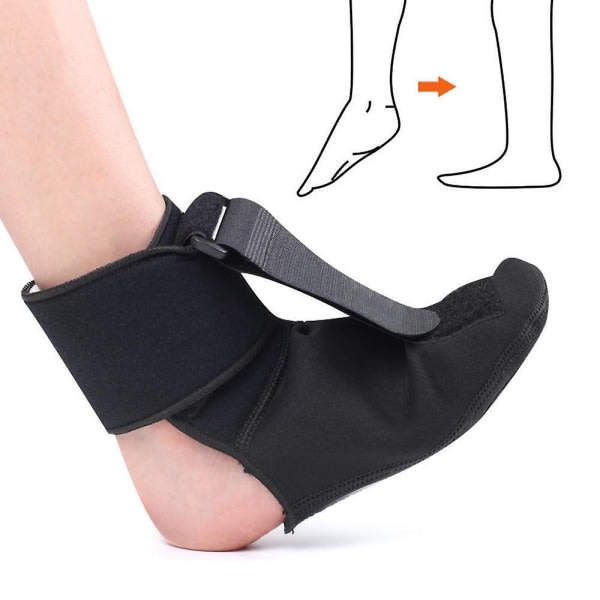Plantar Fasciitis Night Splint Sock för värkande fötter & hälavlastande spänningsbälten M