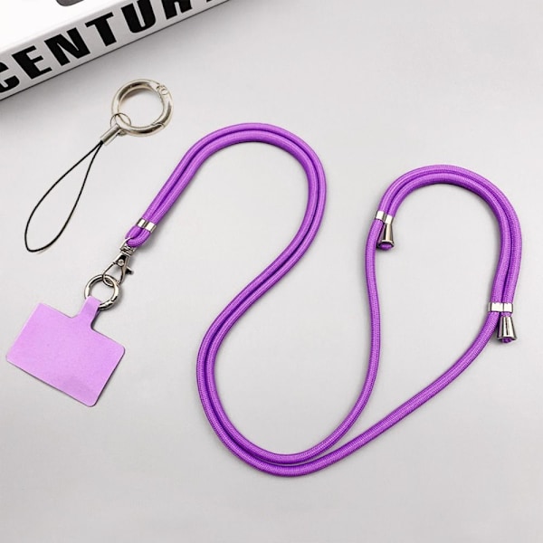 Telefonkabel Telefonrem Lanyard LILAFÄRG purple