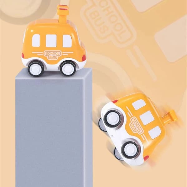Färgglad bil friktionsdriven leksaksbil tröghetsdriven för barn presenter liten fordonsmodell leksaksstridsflygplan (h) Engineering 3
