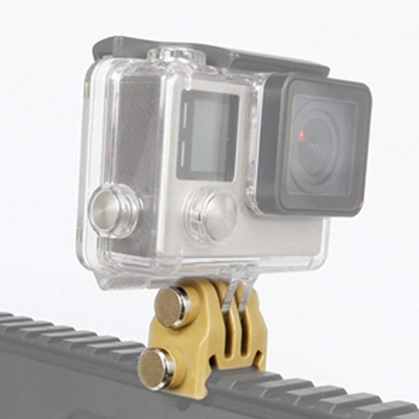 20 mm Rail Side Mount Adapter Picatinny Kameramontering för Gopro Hero 3+ 4 5 Sports Action Camera