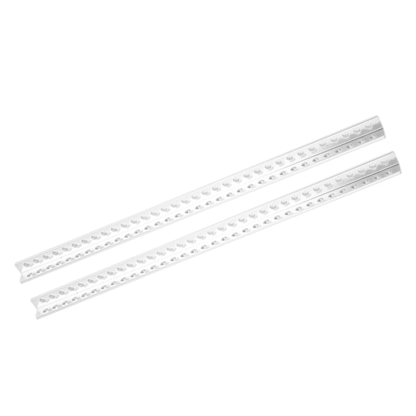 2 aluminiumprofil LS-formet bjælkerobotaccessoirer 34 huller 12x12mm 3103-0034-0280