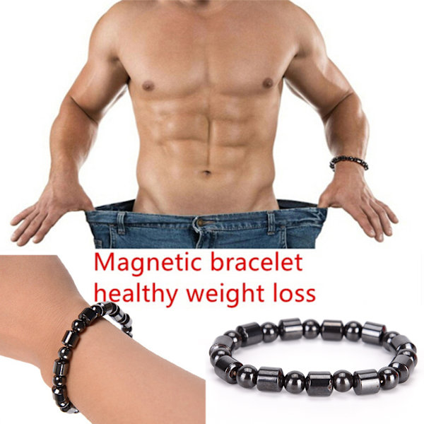 Uusi Biomagneettinen Terveysranneke Musta Black Adjustable