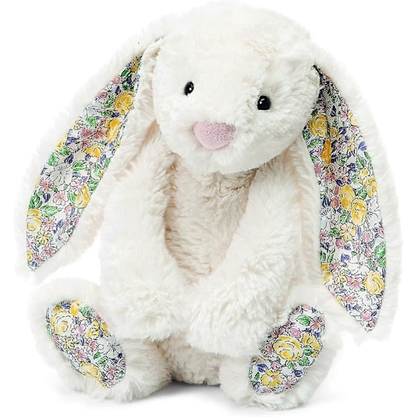 Blød bamse Blossom Bunny Kanin til børn White