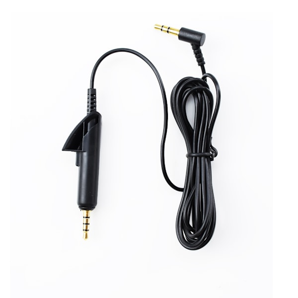 QC15 Hovedtelefoner udskiftningskabel Kompatibel med Bose QuietComfort 15 QC15 QC2 Hovedtelefoner (Sort) Ingen Hvedetråd
