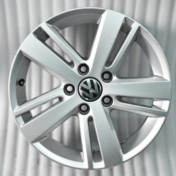 4-pack - Volkswagen VW Navkapslar - Bil Silver 65 mm - Self-adhesive